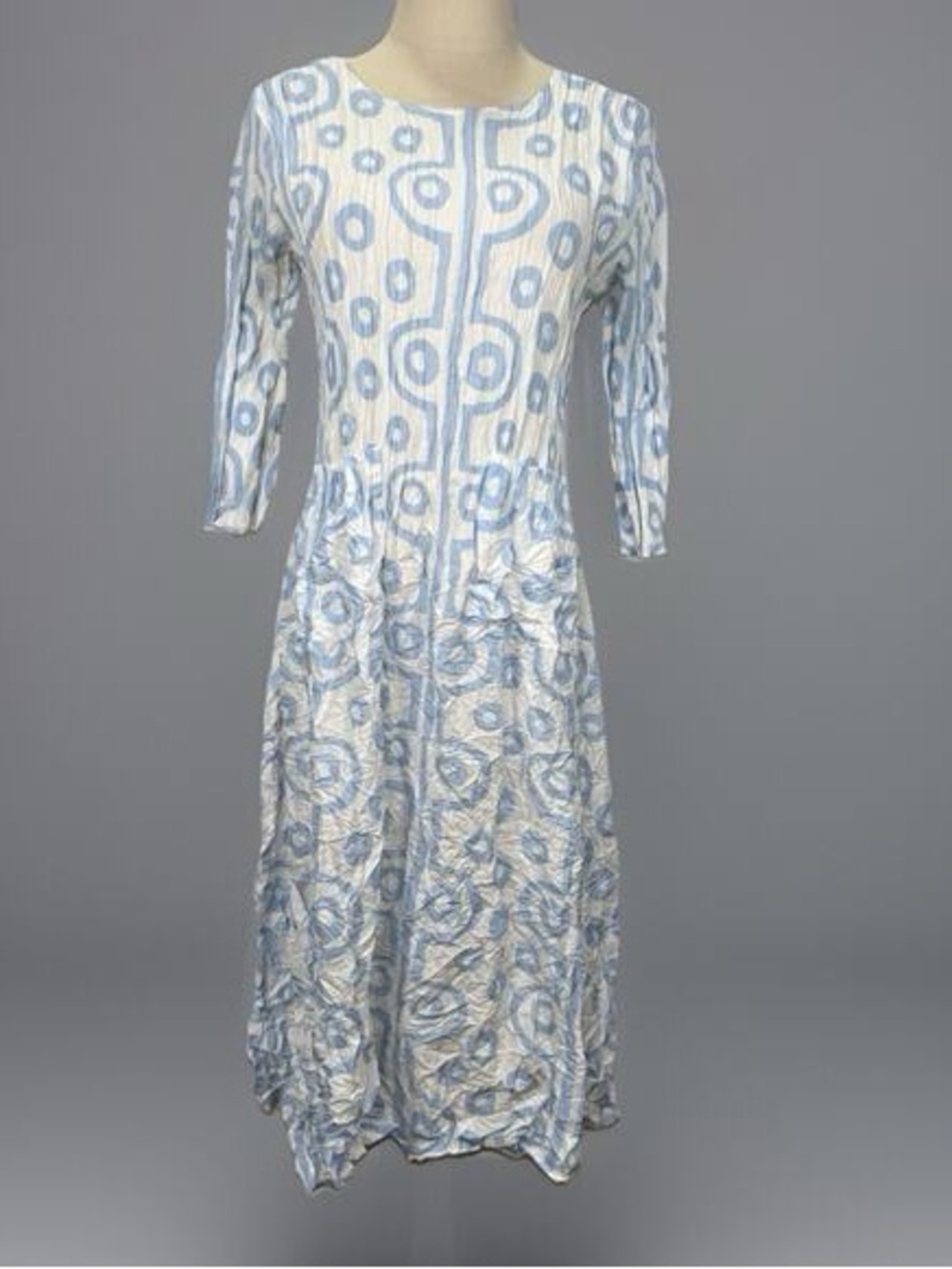 ALQUEMA 3/4 SLEEVE SMASH POCKET DRESS Size Medium